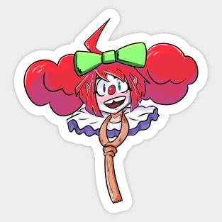 bojangle the clown Sticker